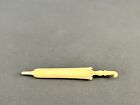 Antique Cow Bone 4 3 4  Parasol Sewing Needle Case W crochet Hook