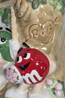 Collectible Mars M m Candy Flower Vase Or Planter From Ftd Green   Red On Swing