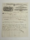 1875 Antique C Aultman   Co Freeport Il Farm Machinery Barnes Letterhead Env Lot