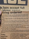 1945 Wwii V-j Day Peace Extra Los Angeles Daily News 20 Page Newspaper Japan