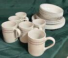 Corelle Vitrelle Pewter Pattern 30 Piece Dish Set