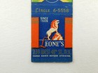 Leone s Restaurant New York Vintage Matchbook Cover Lion Match