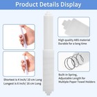 4 Pcs Toilet Paper Holder Spring Loaded plastic Toilet Tissue Roll Holder