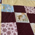 Handmade Rag Quilt Baby Toddler Flannel Cotton Soft Cozy Quality Natural 46x46 