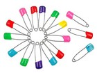  Baby Safety Pins kid Secure Clips Diaper Bib Nappy Pin With Safe 50pcs