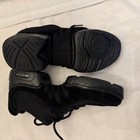 Fuzi Dance Leather Sneakers Black Hip Hop Jazz Tango Shoes Sz 42