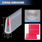 Rubber Edge Trim  Flexible Edge Trim For Sharp Edge  1 16  U Channel Edge Protec