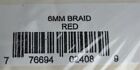Vintage Braided Cord Macrame Rope Red 100 Yards 6 Mm Sealed Roll