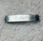 Vintage Sterling Silver Hair Barrette Clip  Betty Lou  Engraved