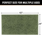 Microfiber Bath Rugs Chenille Floor Mat Ultra Soft Washable Bathroom Dry Fast