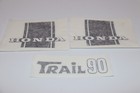 Honda Ct90 1970-1973 Air Box   Down Tube Cover Decal Set