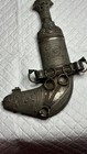 Fine Vintage Silver Filagreed Mideastern Kandahar Jambiya Dagger Early 20th Cen 