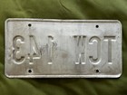 1990 Maryland Car Auto License Plate Tcw 143 Expired White black Exc 90s