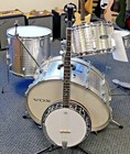 2024 Washburn B11k-a Americana Series 5-string Resonator Banjo W  Case  Nice   