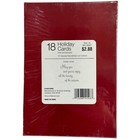 Vintage 18 Holiday Cards Envelopes Poinsettia Sealed Box