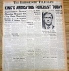 6 1936 Newspapers British King Edward Viii Abdication - Gives Up Throne For Love