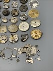 Huge Lot Of Vintage Wristwatches Watches Mens Ladies Parts Cases Movements