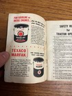 Vintage Advertising Premium Texaco Farm Notebook Manual Useful Facts Gas Truck