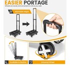 Orzbow Car Seat Dolly For Airport  Folding Multiuse Travel Cart With 4 Wheels   