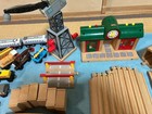 Brio Thomas Wooden Railway Station Crane Track Large Lot