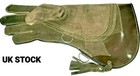 Falconry  Owl   Eagle Right Hand Side Glove 4 Layer Brown Suede Leather 16 