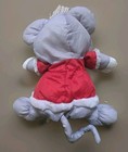 Puffalump Mrs Christmas Mouse Fisher Price 12  Plush Gray Vintage 1988