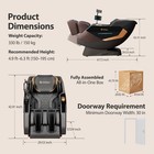 Gethope Massage Chair Full Body 4d Zero Gravity Massage Chair Recliner 57 1 