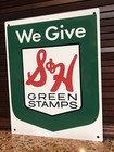S h Green Stamps Metal Sign Baked Vintage Style Reproduction