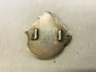 Y6834 Obidome Metal Sash Clip Brooch Signed Japan Kimono Accessory Antique