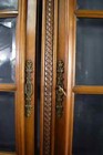 Architectural Pair Of Antique French Solid Walnut Wood And Glass Doors