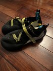 Scarpa Veloce L Rock Climbing Shoes Black White Yellow Men s Size 14 5