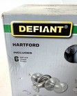 Defiant Hartford Hall And Closet Door Knob In Satin Nickel 6 Pack 1002 708 057