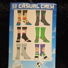 Disney Pixar Toy Story Crew Socks 6 Pair Pack Size 8-12 Buzz Woody Rex