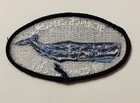 Vintage Souvenir Patch Science Center Of Connecticut State Blue Sperm Whale