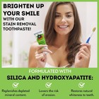 Mouthwatchers Whitening Fluoride Free Naturally Sourced Toothpaste  2 Tubes 