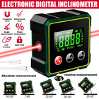 360   Magnetic Digital Protractor Angle Finder Gauge Inclinometer Level Meter Us