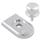 Rear Seat Screw Bolt Knob Tab Chrome For Harley Touring Softail Dyna Touring Xl