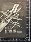 1945 Rotol Reversing Aircraft Propellers Reverse Thrust England Vintage Print Ad