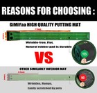 Golf Putting Mat Green Indoor And Outdoor With Auto Ball Return game Practice   