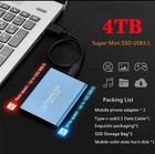 External Hard Drive Portable External Solid State Drive Usb 3 1 type 1tb 2tb 4tb