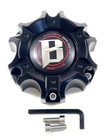 Ballistic Wheel Center Cap Wheels Flat Black   Cap-wx04-135   139 7-6h  4 Caps 