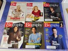 Lot Of 11 Vintage  Biography Magazines  Year 1998
