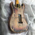 Custom Vintage Sunburst Srv St Electric Guitar Relic Alder Body Tremolo Bridge