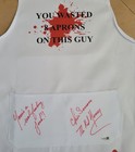 Christopher Serrone Signed Blood Stained Apron Goodfellas Young Henry Hill Jsa