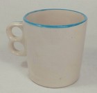 Vtg Fathers Day 60s 70s Coffee Mug Japan Tea Cup Dish Mid Century Wear   Tear