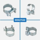 Metal 1 4  5 16  3 8  Fuel Injection Gas Line Hose Clamps Clip Pipe Clamp
