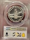 1963 Bulgaria 5 Leva Super Rare Top Graid 5 Coin Only Slavic Alphabet Pcgs Pf69