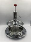 1950s Liquor Dispenser Pump Glass Decanter Retro Whiskey Barware Decanter