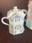 Lenox Village 1991 Tea Room Set Teapot Creamery Confectionary W  Lids And Spoon
