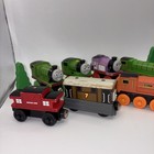 Lot Of 9 Thomas The Train Wood Railroad Vintage Train Engines -henry Percy Billy